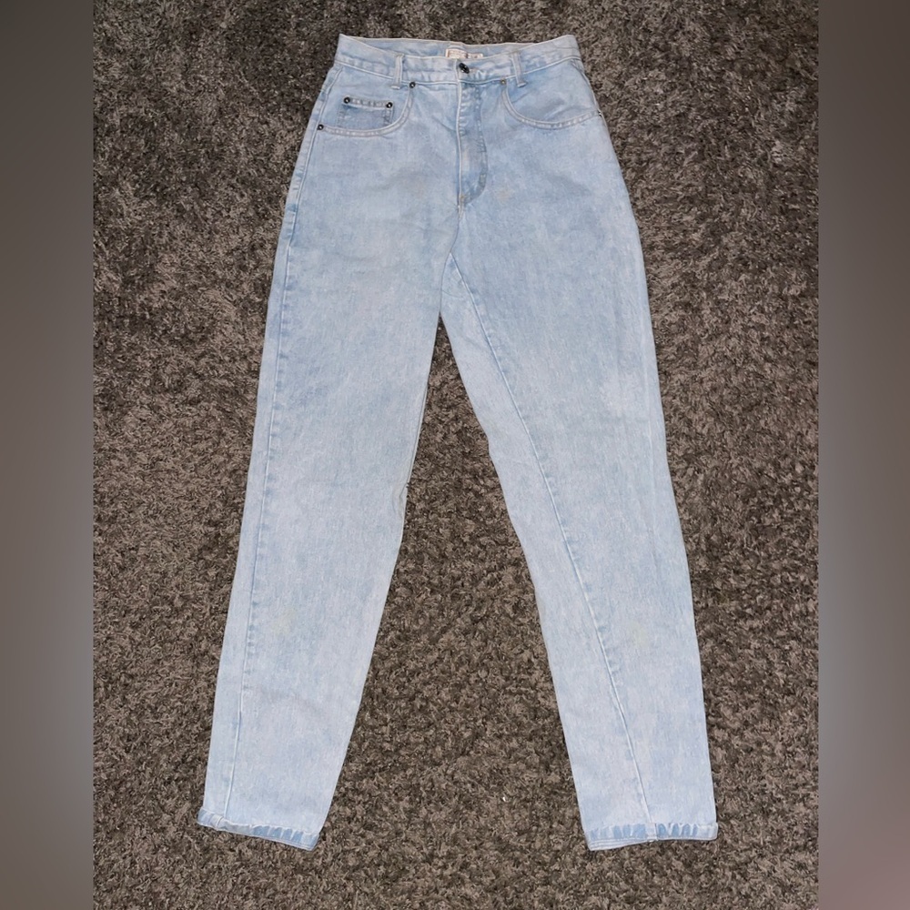 Vintage 80s Guess by Georges Marciano High Rise Light Wash Jeans